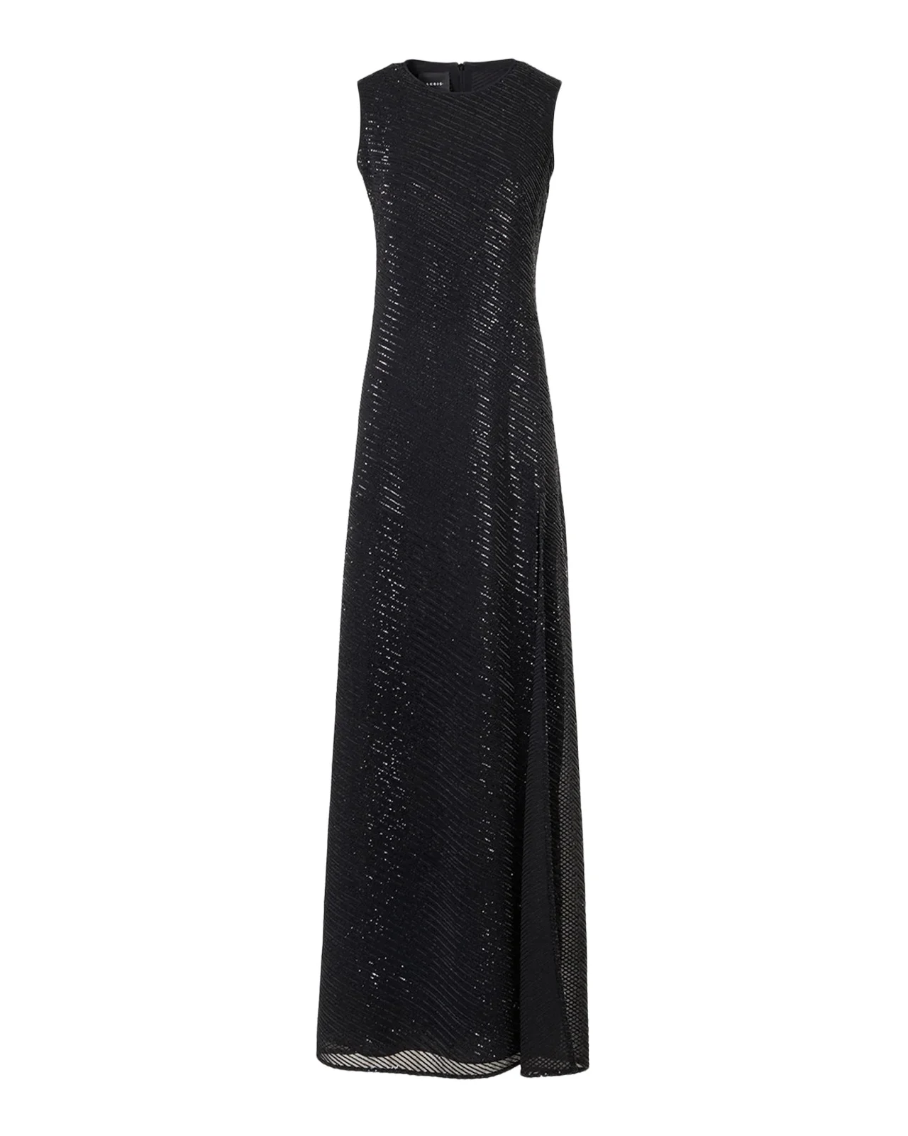 Diagonal Sequins On Silk Georgette Gown Diagonal Sequins On Silk Georgette Gown