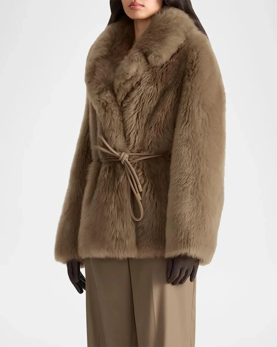 Mackage Ali Oversized Shearling Coat | Thumbnail 4