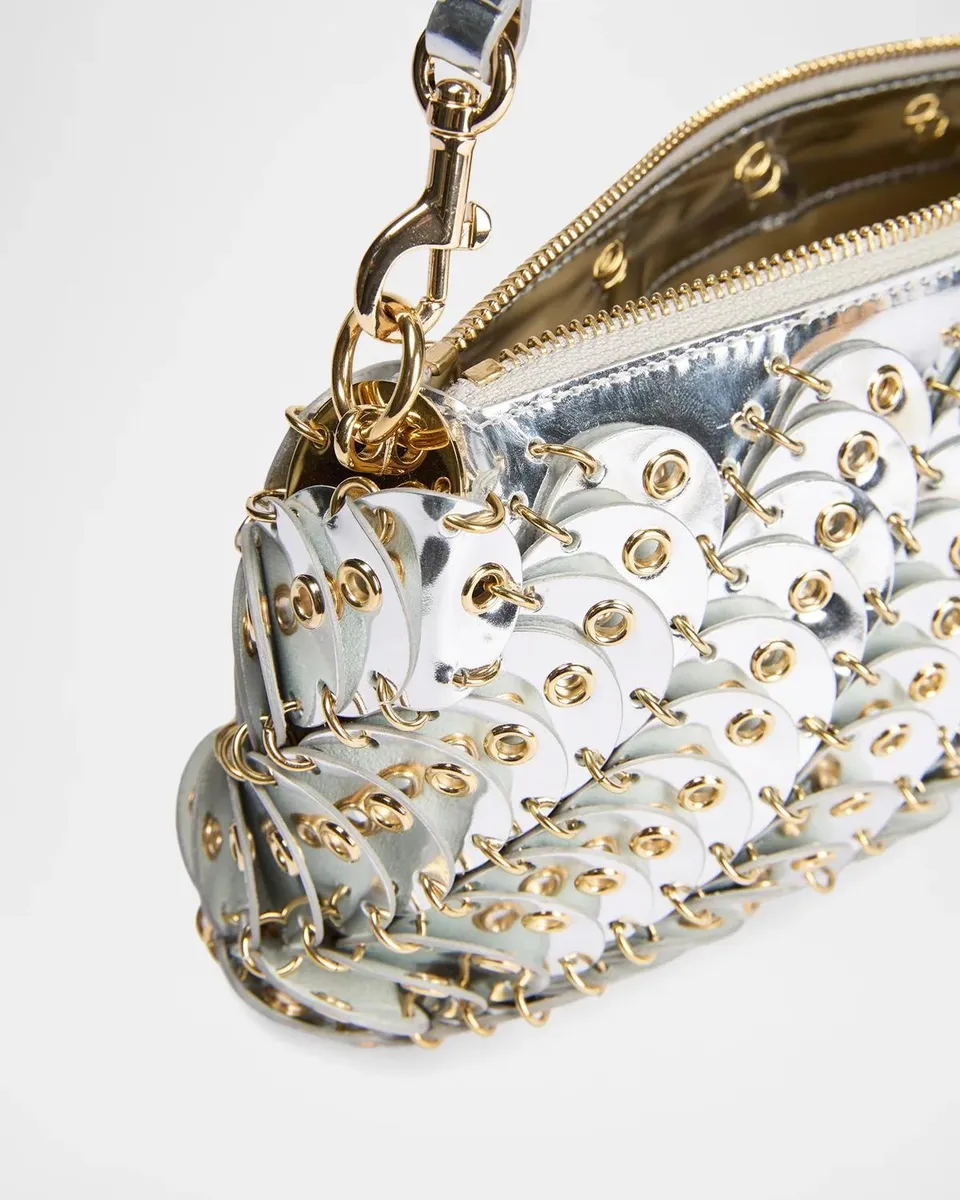 Rabanne Paco Mini Leather Baguette | Thumbnail 4 Rabanne Paco Mini Leather Baguette | Thumbnail 4