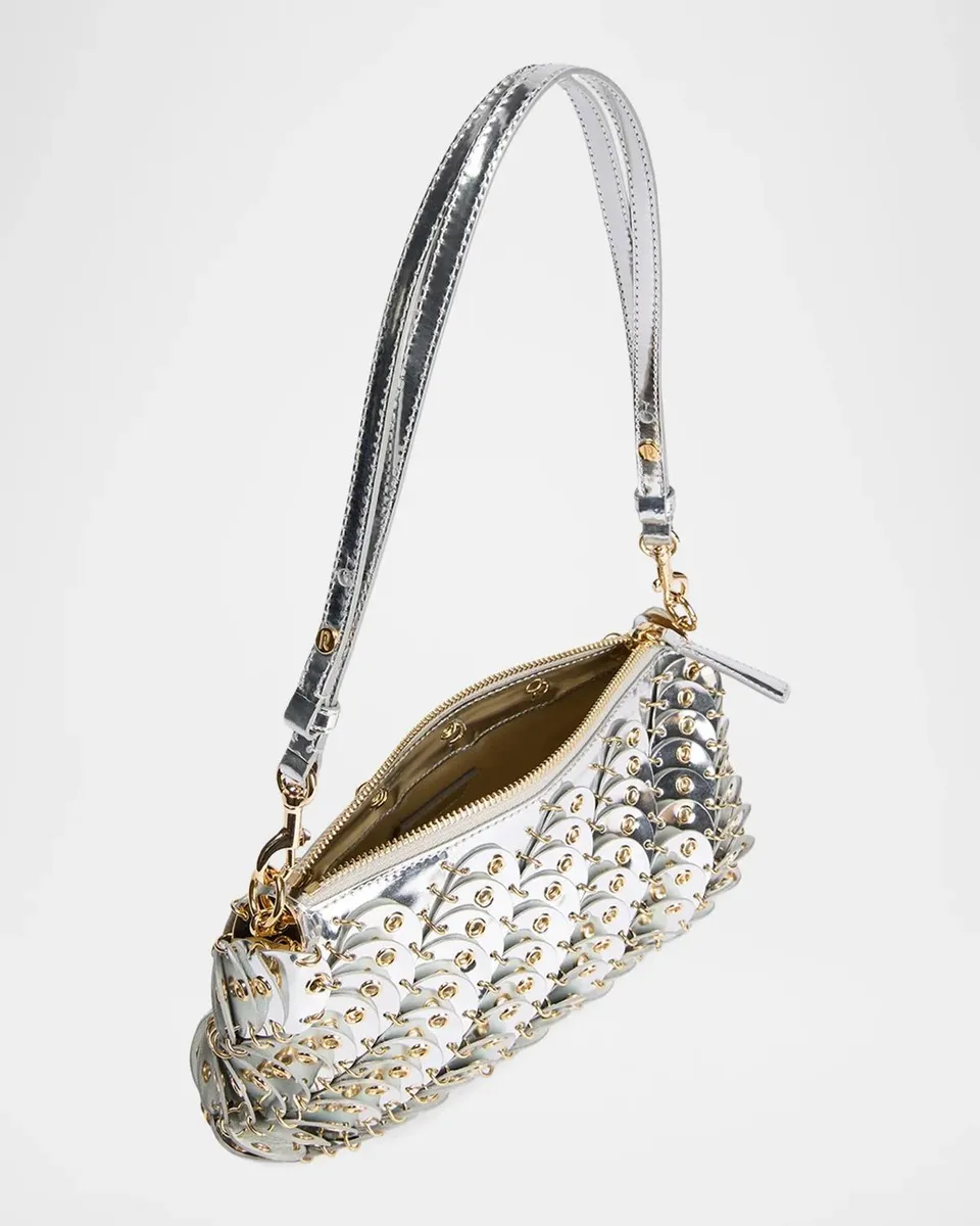 Rabanne Paco Mini Leather Baguette | Thumbnail 8 Rabanne Paco Mini Leather Baguette | Thumbnail 8