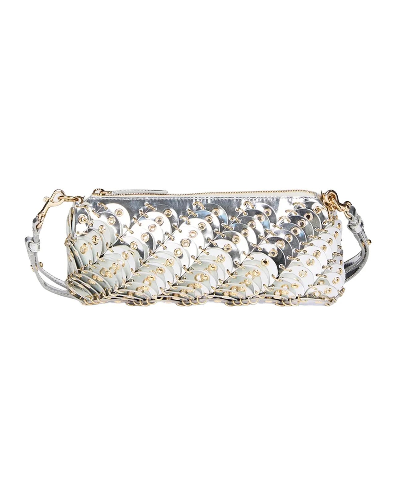 Rabanne Paco Mini Leather Baguette