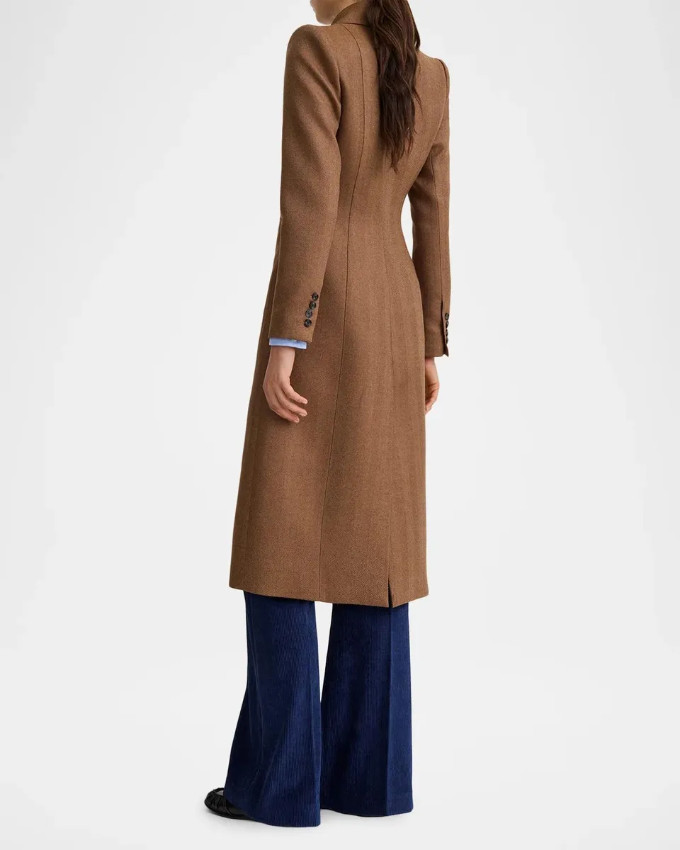 SMYTHE Brando Faux-Fur Collar Wool Coat | Thumbnail 3