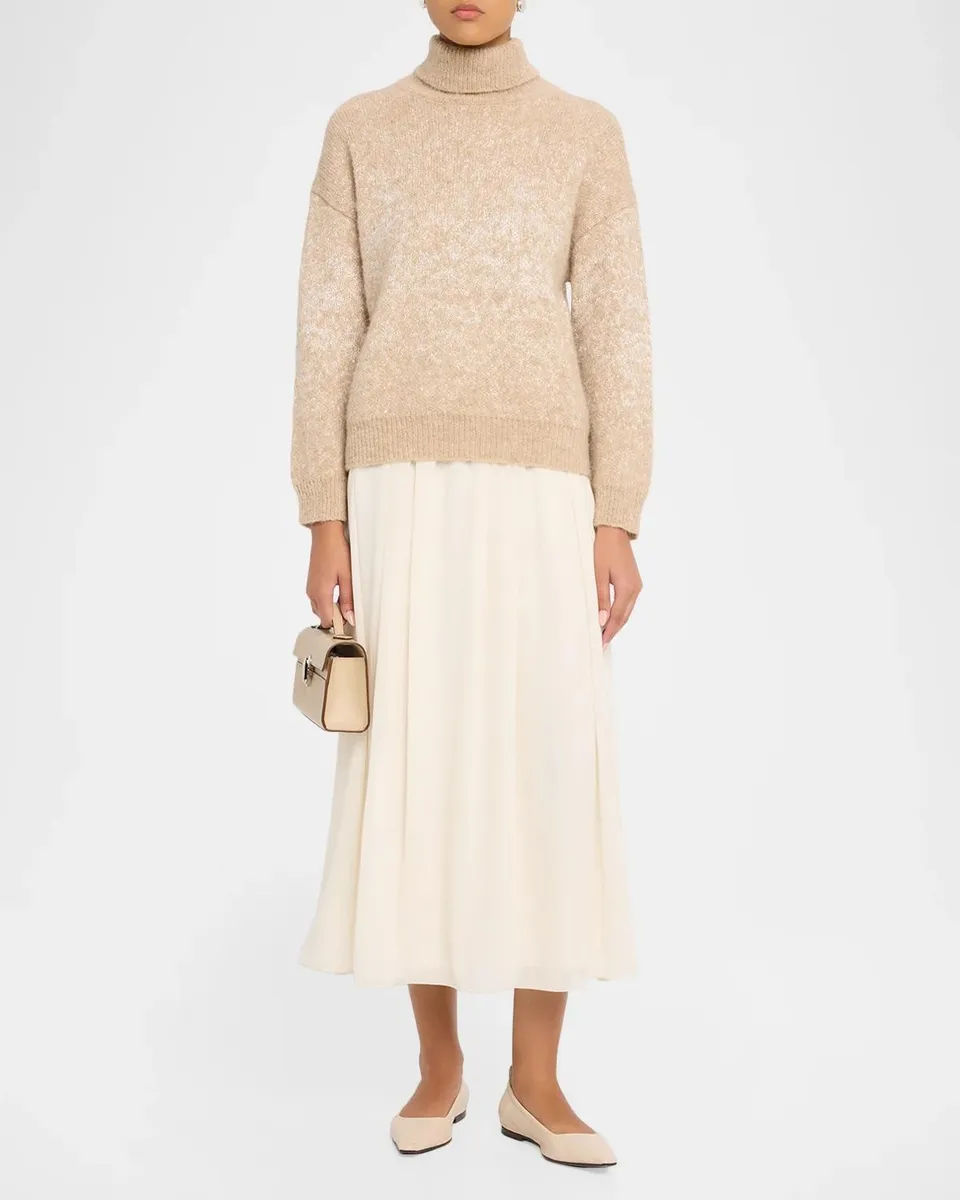 PESERICO Lightweight A-Line Midi Skirt | Thumbnail 2 PESERICO Lightweight A-Line Midi Skirt | Thumbnail 2