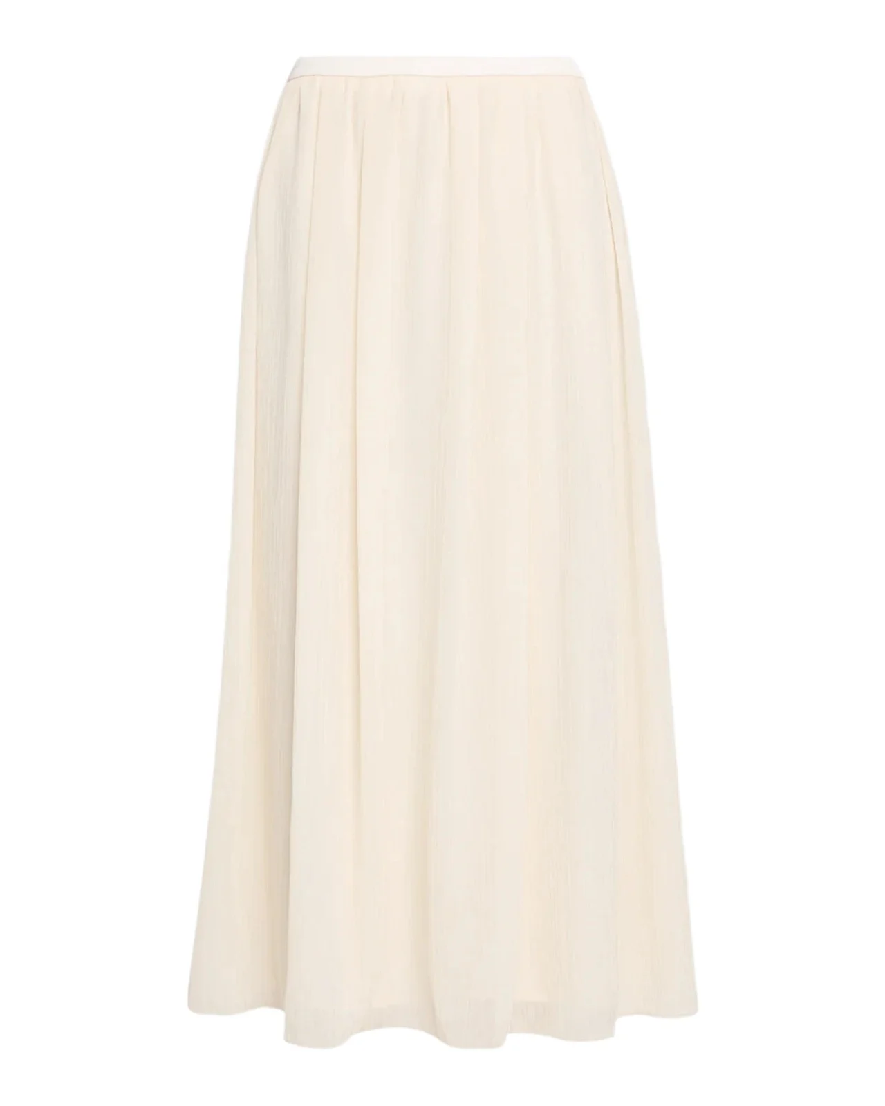 Lightweight A-Line Midi Skirt