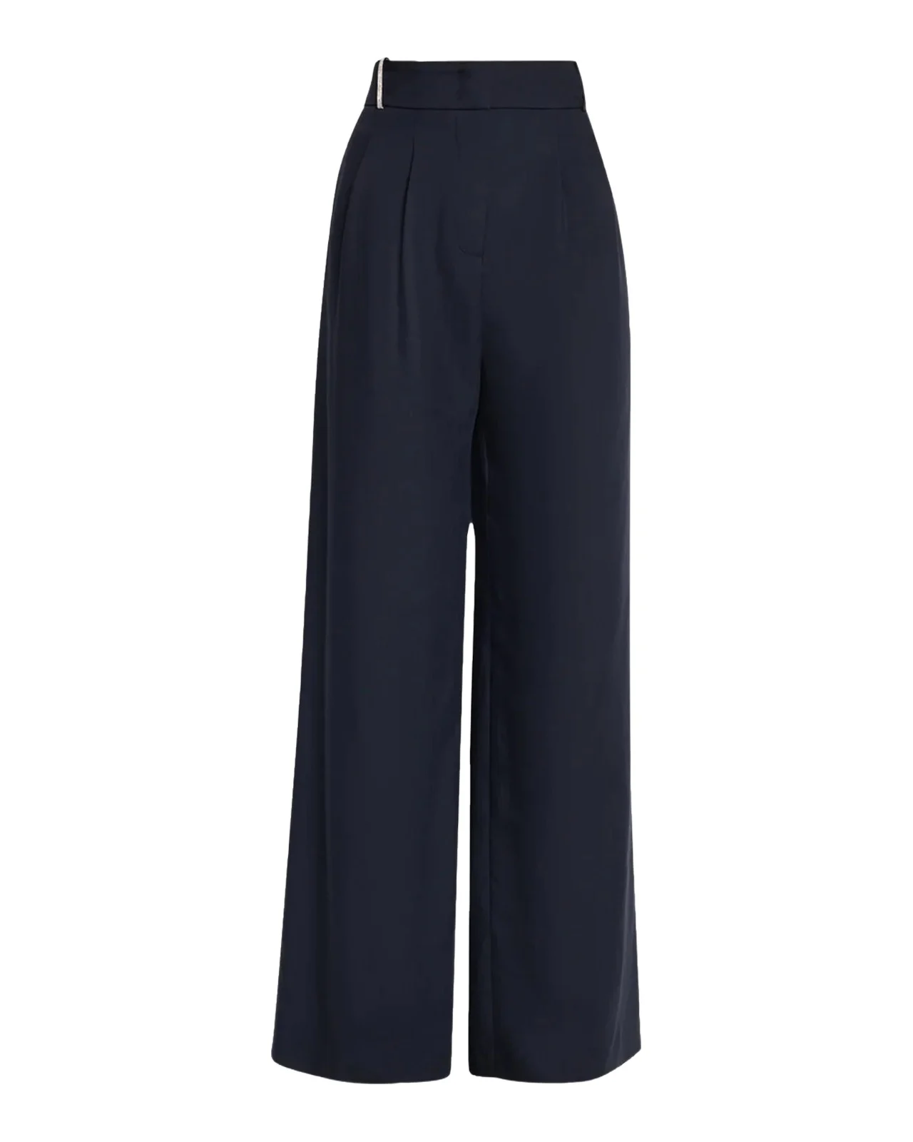 Tropical Wool Palazzo Pants