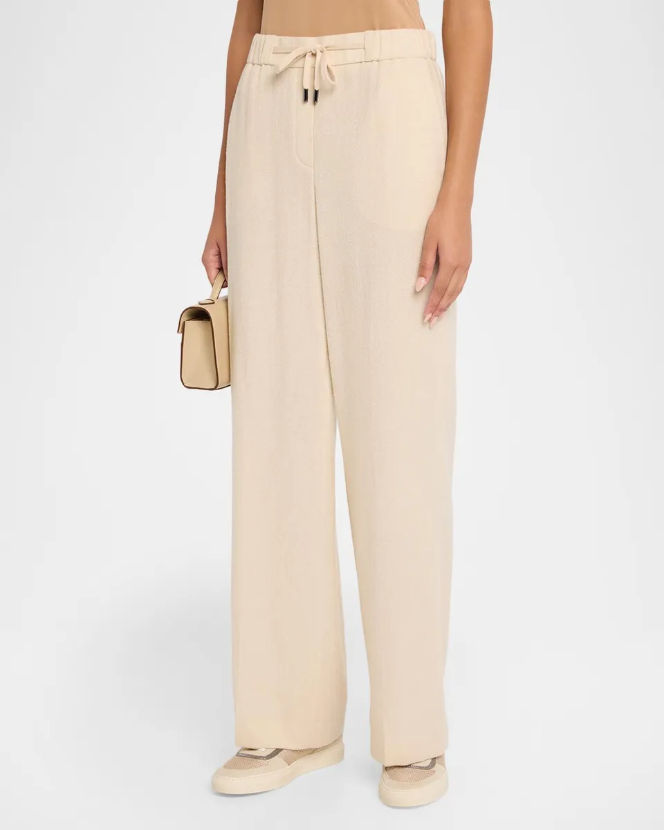 PESERICO Shimmer Wool-Cashmere Pants | Thumbnail 4 PESERICO Shimmer Wool-Cashmere Pants | Thumbnail 4