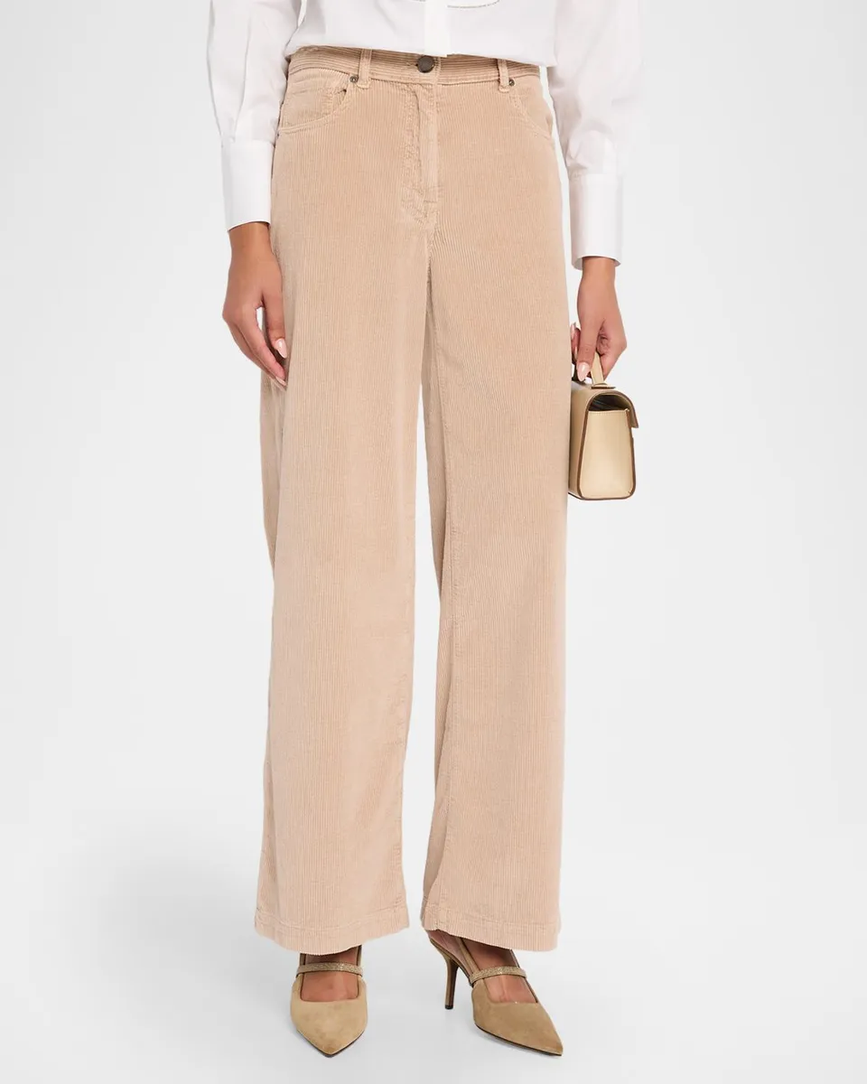 PESERICO Straight-Leg Corduroy Pants | Thumbnail 4 PESERICO Straight-Leg Corduroy Pants | Thumbnail 4