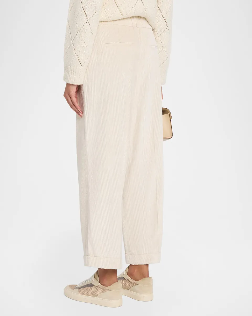 PESERICO Cropped Straight-Leg Pants | Thumbnail 3