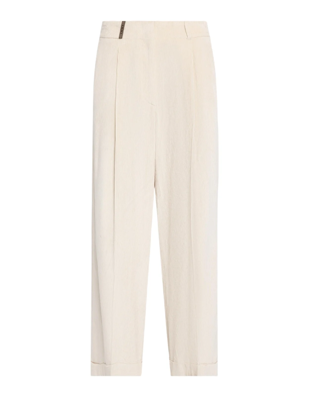 PESERICO Cropped Straight-Leg Pants