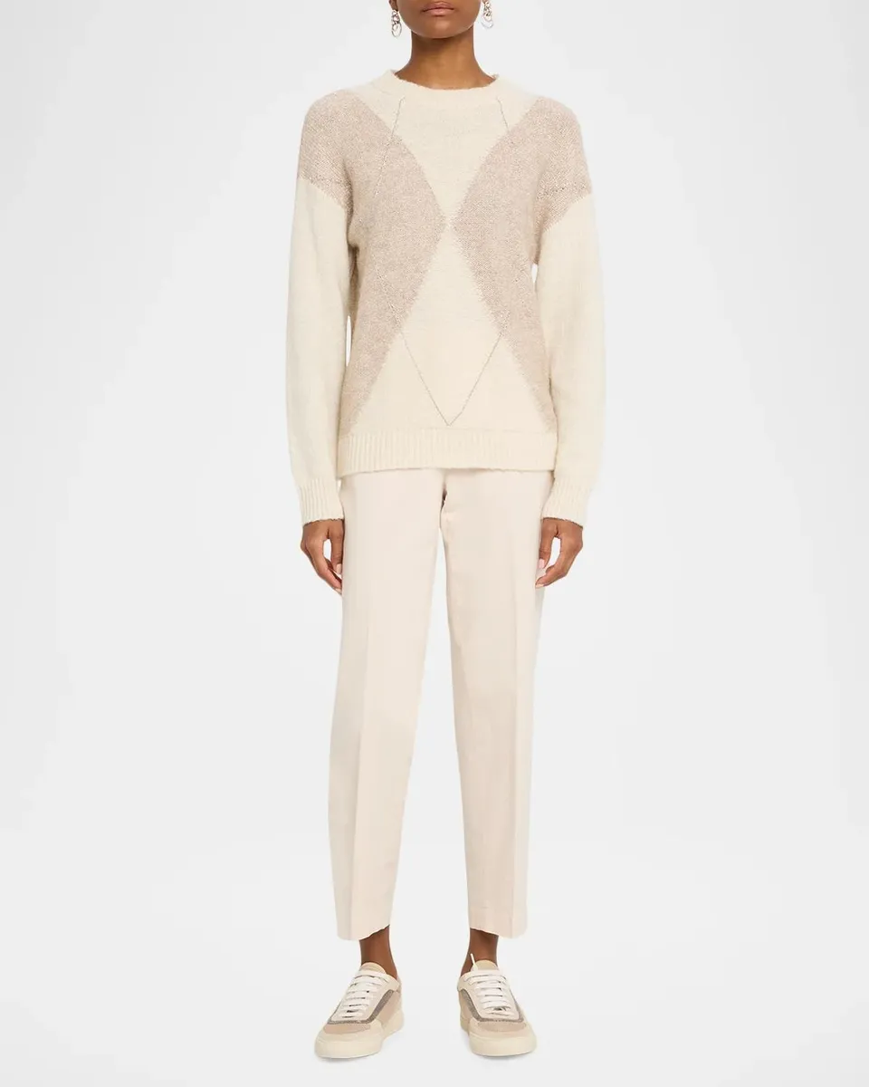 PESERICO Cropped Straight-Leg Pants | Thumbnail 2
