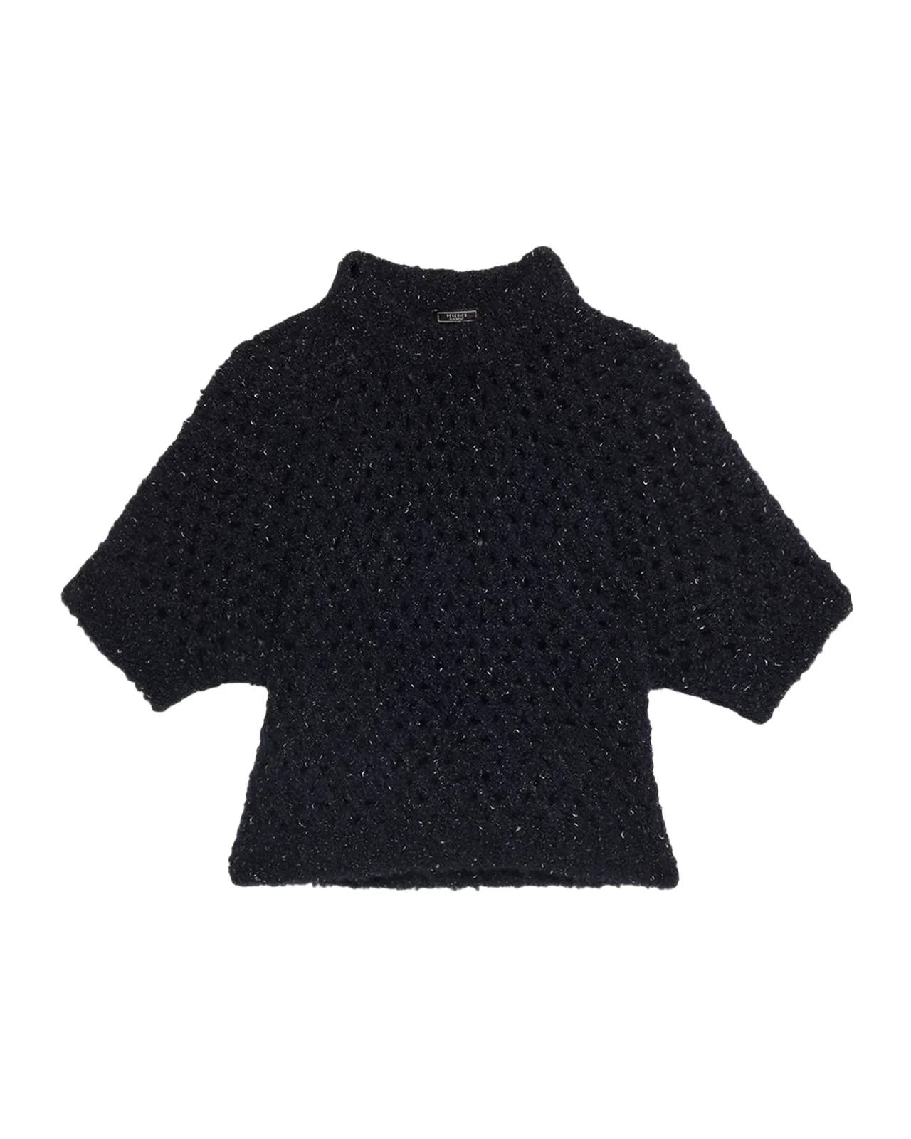Metallic Knitted Stretch-Cotton Sweater Metallic Knitted Stretch-Cotton Sweater