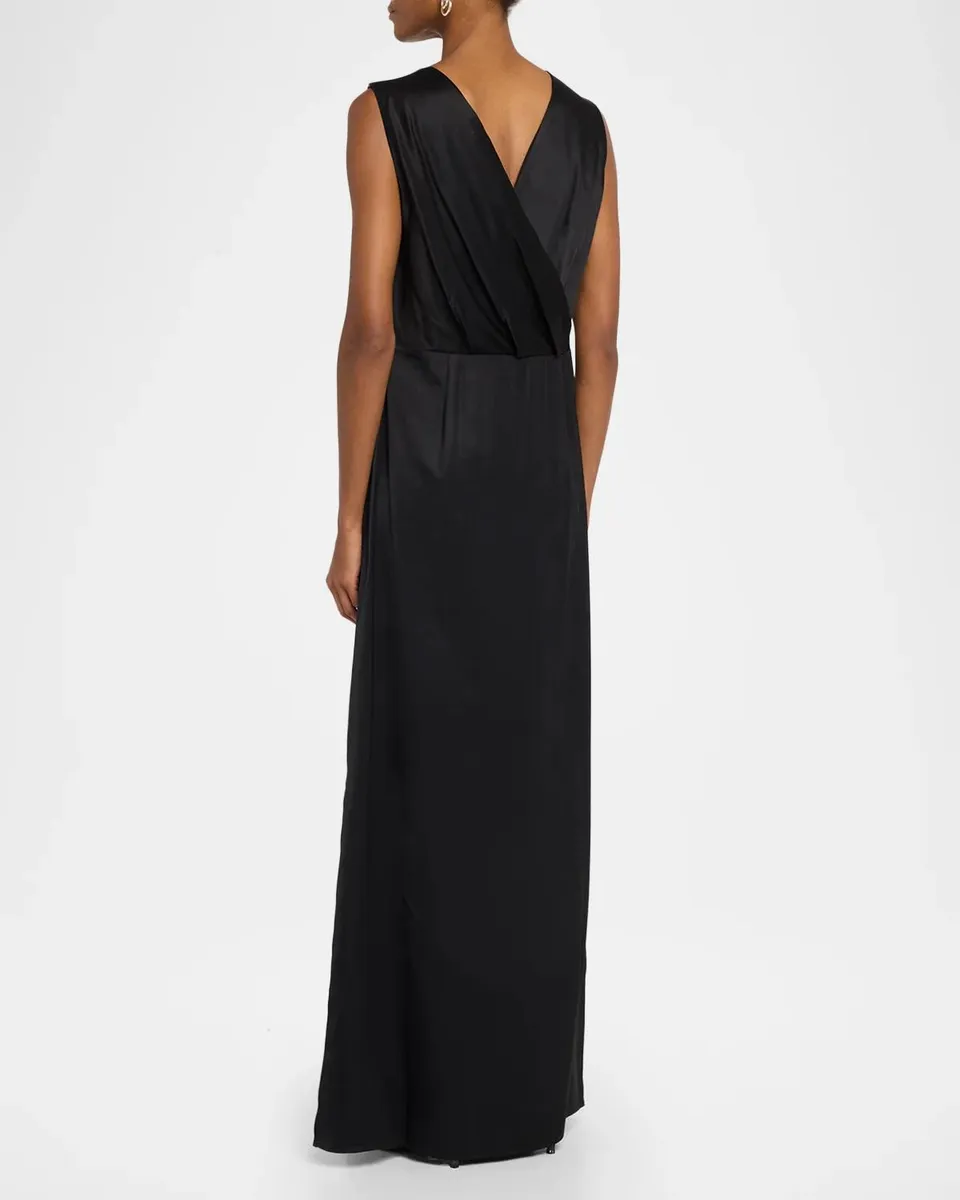 PESERICO Sleeveless Chain-Trim Gown | Thumbnail 3 PESERICO Sleeveless Chain-Trim Gown | Thumbnail 3