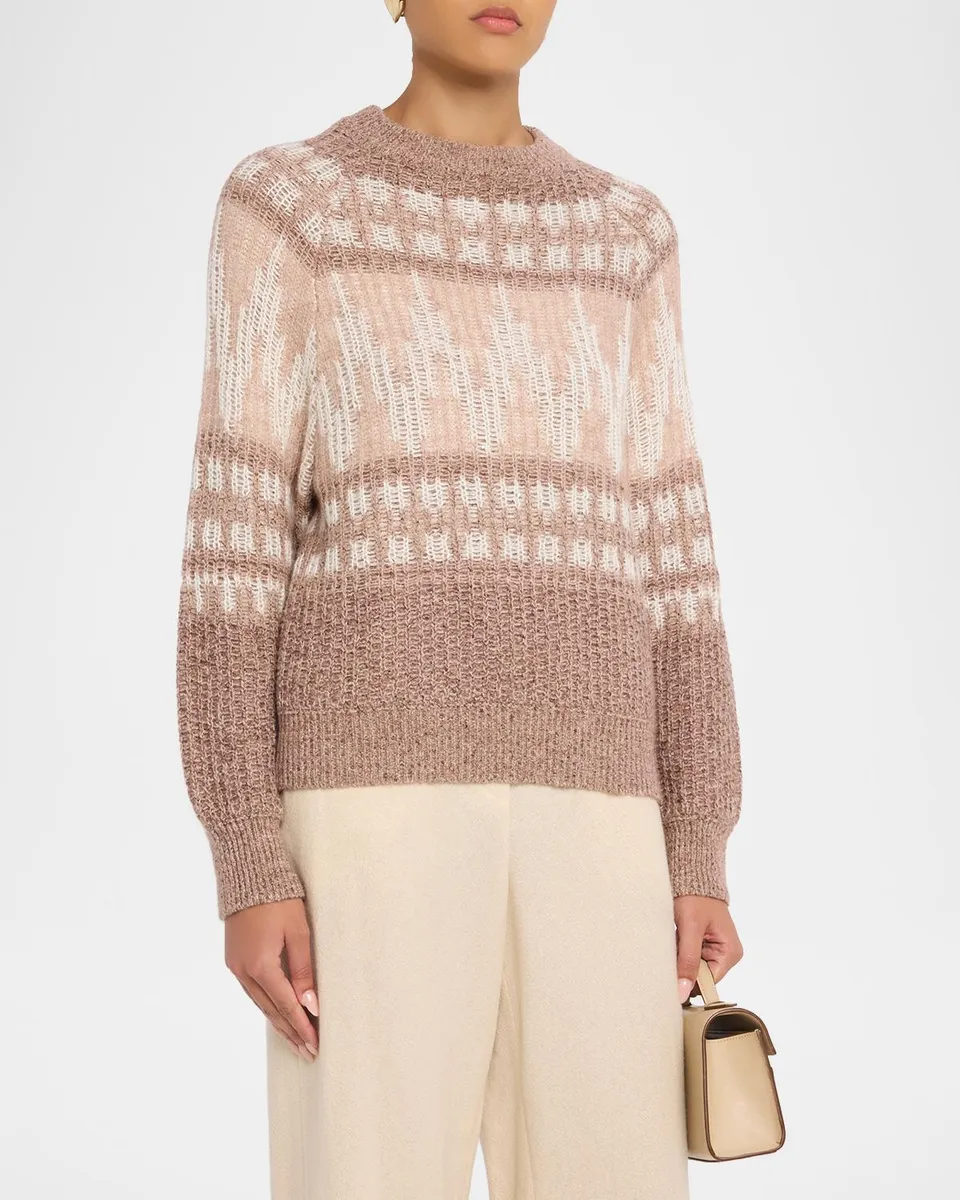 PESERICO Crewneck Raglan-Sleeve Sweater | Thumbnail 4 PESERICO Crewneck Raglan-Sleeve Sweater | Thumbnail 4