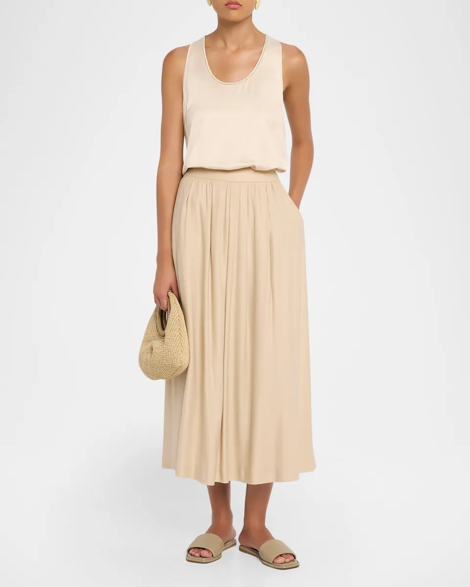 PESERICO Sleeveless Chain-Trim Scoopneck Top | Thumbnail 2 PESERICO Sleeveless Chain-Trim Scoopneck Top | Thumbnail 2