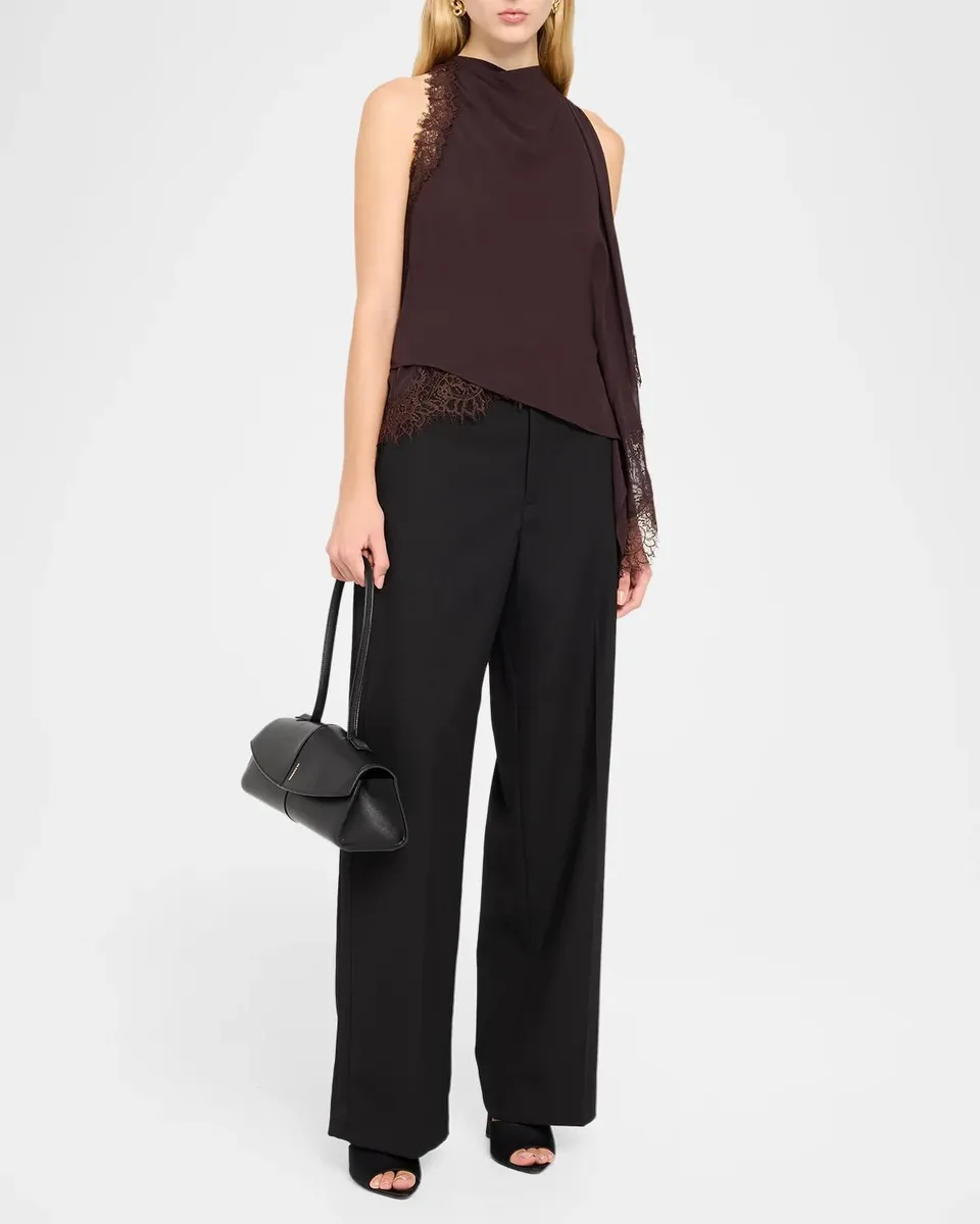 A.L.C. Renata Lace-Trim Tank Top | Thumbnail 2 A.L.C. Renata Lace-Trim Tank Top | Thumbnail 2