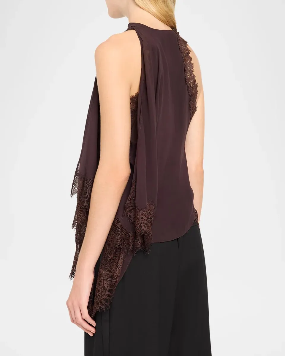 A.L.C. Renata Lace-Trim Tank Top | Thumbnail 3 A.L.C. Renata Lace-Trim Tank Top | Thumbnail 3