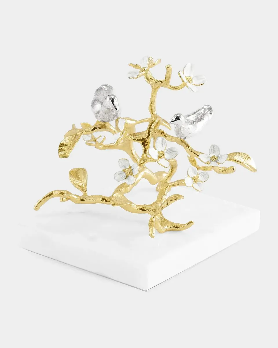 Michael Aram Lovebirds Silver & Gold Decorative Object | Thumbnail 2 Michael Aram Lovebirds Silver & Gold Decorative Object | Thumbnail 2
