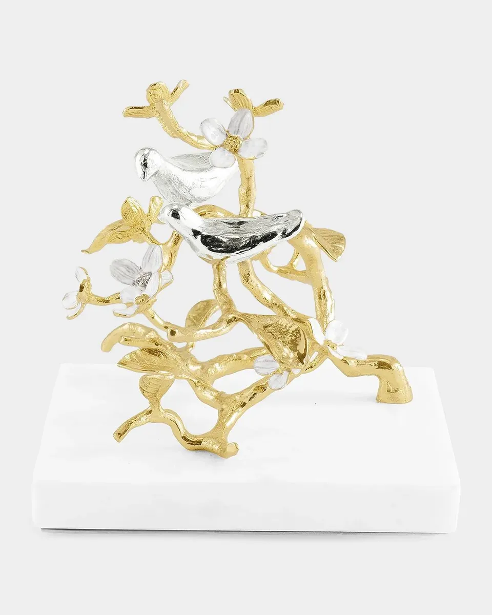 Michael Aram Lovebirds Silver & Gold Decorative Object | Thumbnail 3 Michael Aram Lovebirds Silver & Gold Decorative Object | Thumbnail 3
