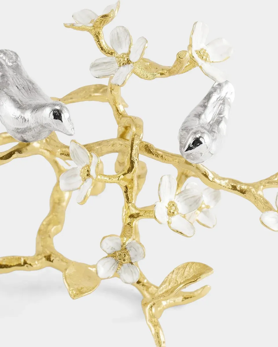 Michael Aram Lovebirds Silver & Gold Decorative Object | Thumbnail 4 Michael Aram Lovebirds Silver & Gold Decorative Object | Thumbnail 4