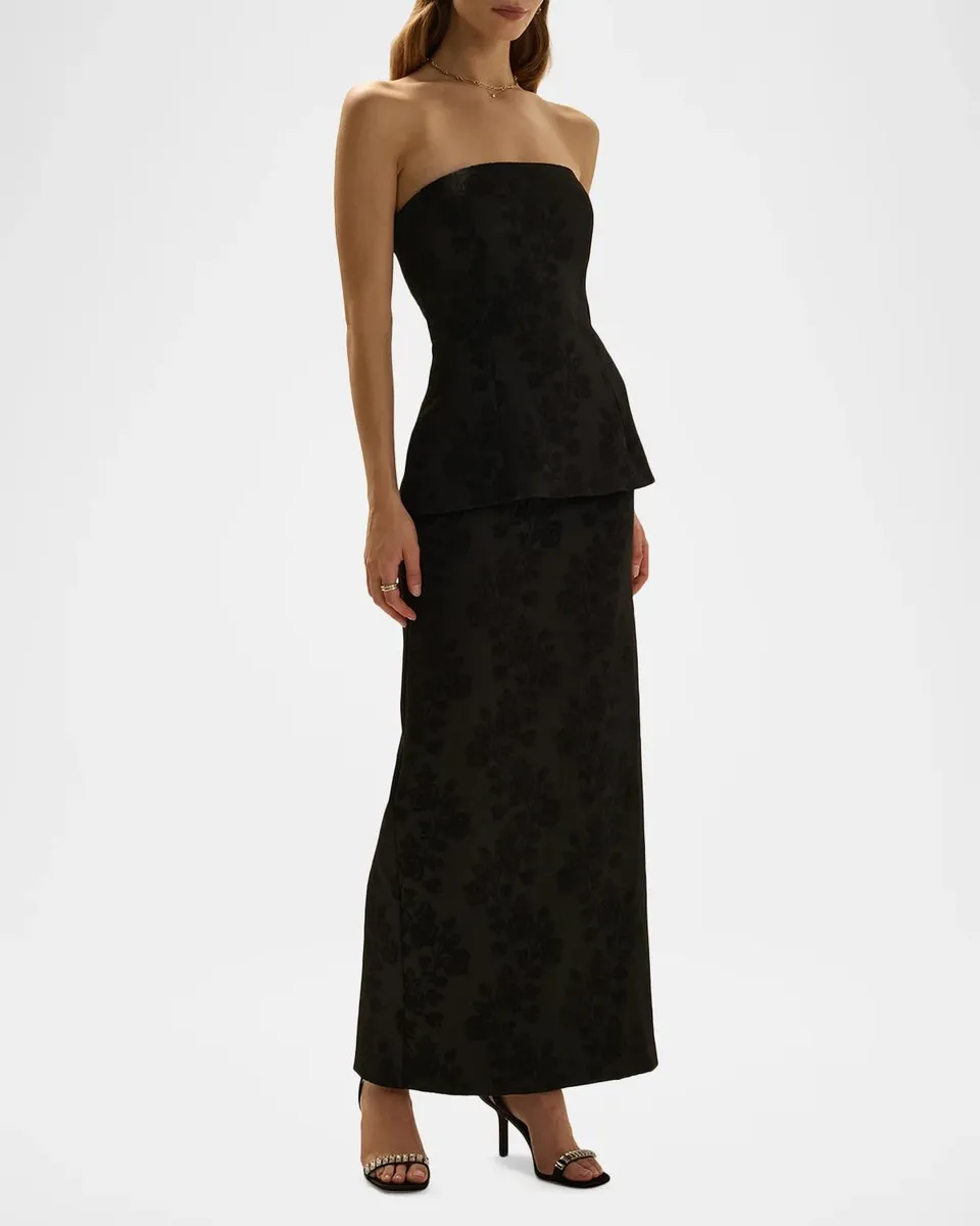 Favorite Daughter The As Promised Floral Jacquard Maxi Skirt | Thumbnail 2 Favorite Daughter The As Promised Floral Jacquard Maxi Skirt | Thumbnail 2