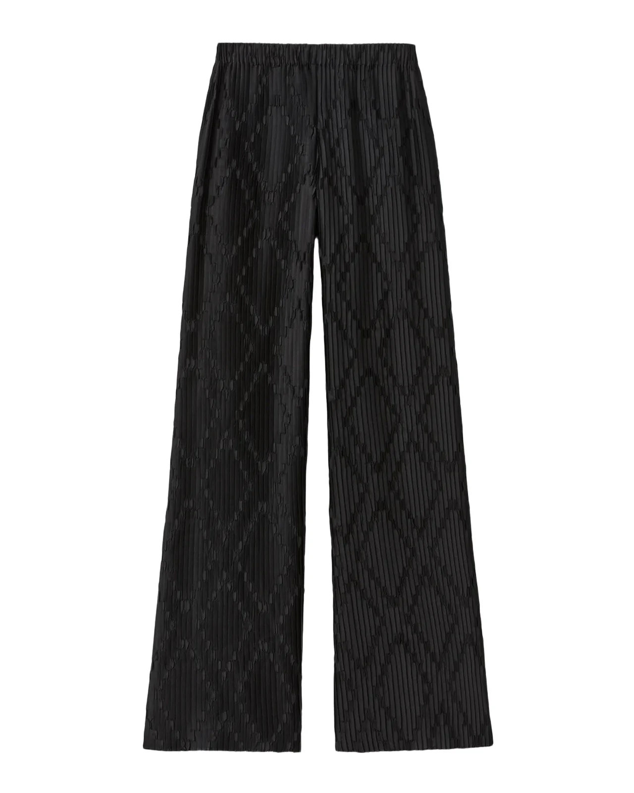 Parkside Wide-Leg Plisse Satin Pants Parkside Wide-Leg Plisse Satin Pants