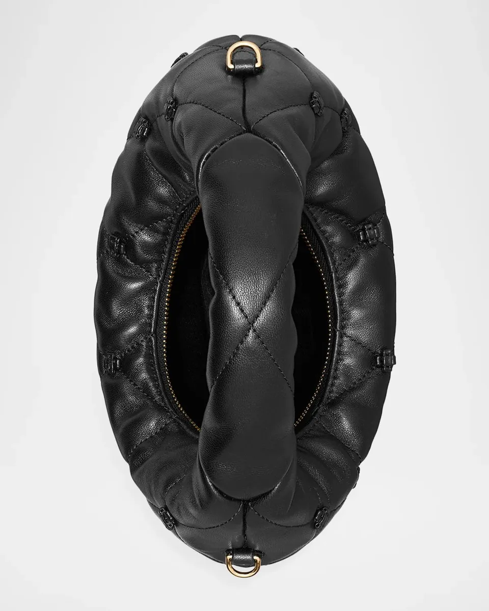 Tory Burch Bunny Knot Quilted Crescent Top-Handle Bag | Thumbnail 4 Tory Burch Bunny Knot Quilted Crescent Top-Handle Bag | Thumbnail 4