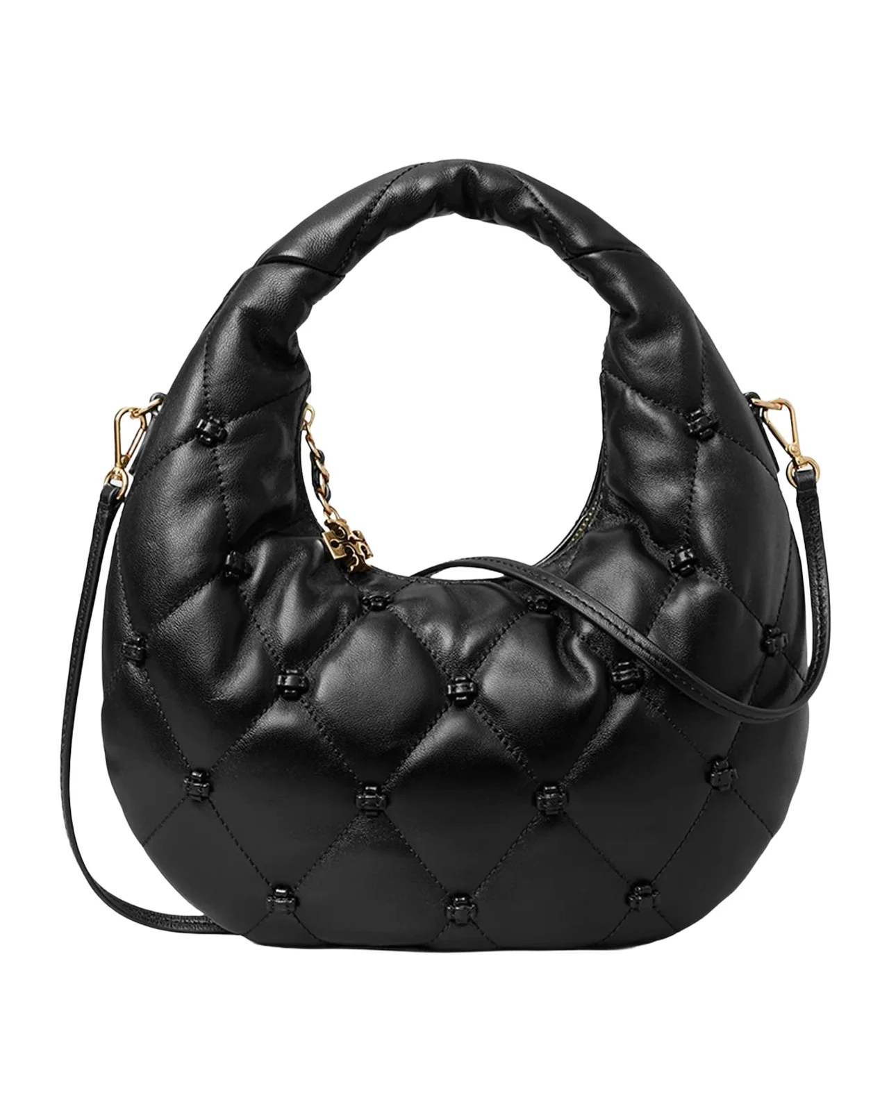 Bunny Knot Quilted Crescent Top-Handle Bag Bunny Knot Quilted Crescent Top-Handle Bag