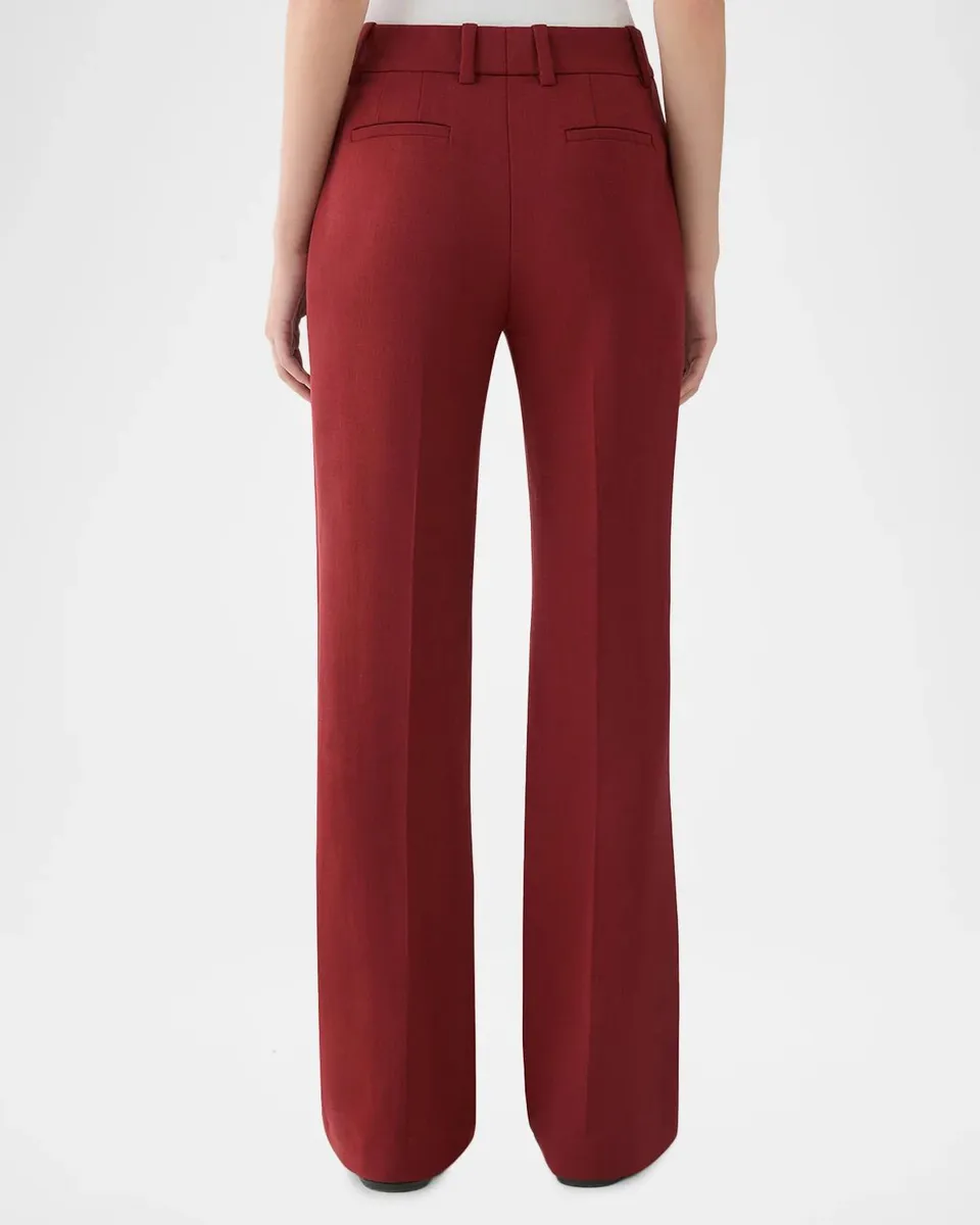 Lafayette 148 New York Reade Double-Face Stretch Wool Pants | Thumbnail 3 Lafayette 148 New York Reade Double-Face Stretch Wool Pants | Thumbnail 3