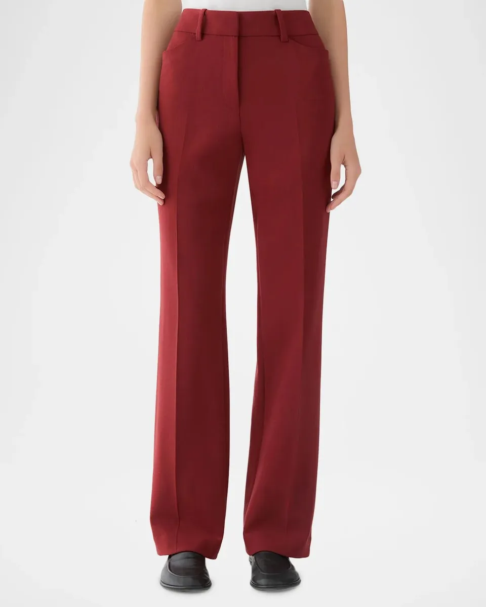 Lafayette 148 New York Reade Double-Face Stretch Wool Pants | Thumbnail 4 Lafayette 148 New York Reade Double-Face Stretch Wool Pants | Thumbnail 4