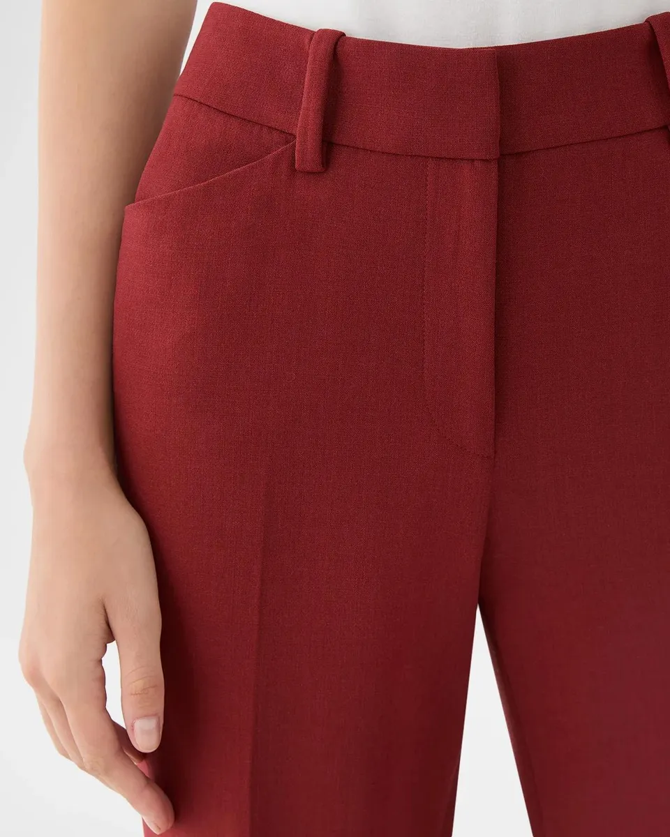 Lafayette 148 New York Reade Double-Face Stretch Wool Pants | Thumbnail 5 Lafayette 148 New York Reade Double-Face Stretch Wool Pants | Thumbnail 5