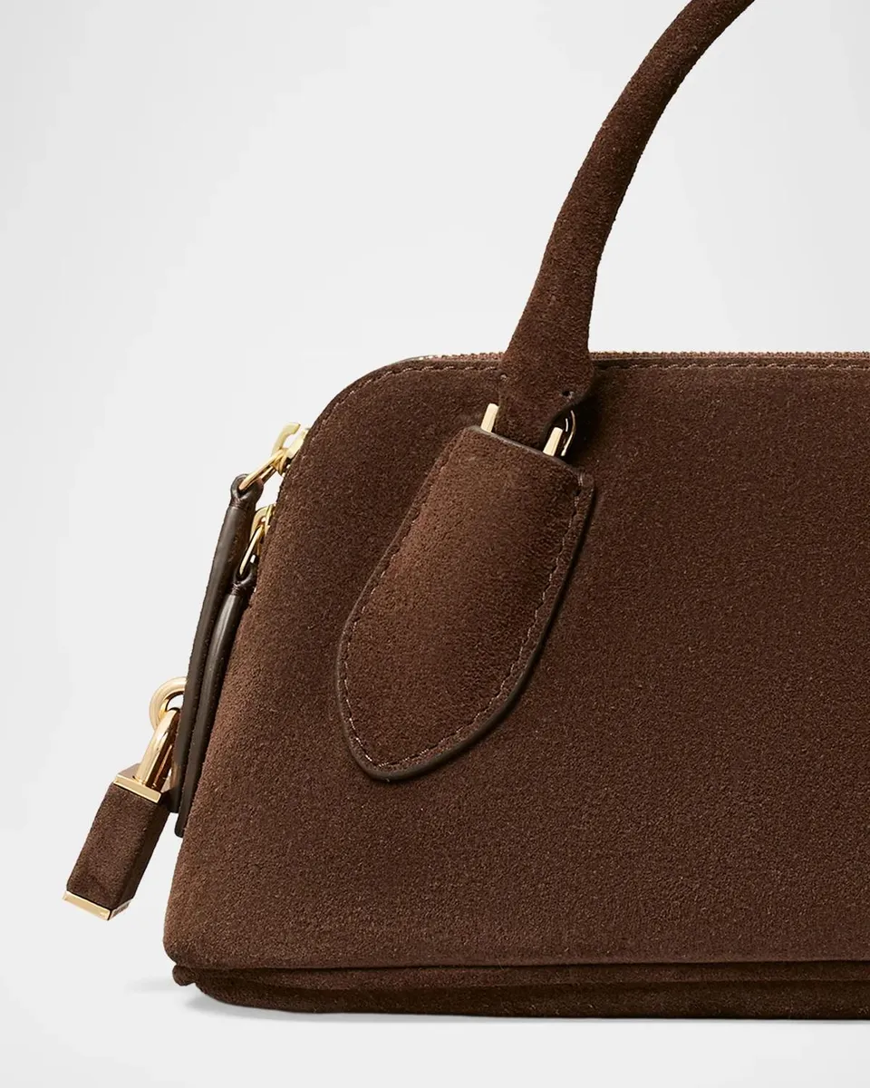 Tory Burch Lock Suede Top-Handle Bag | Thumbnail 4 Tory Burch Lock Suede Top-Handle Bag | Thumbnail 4