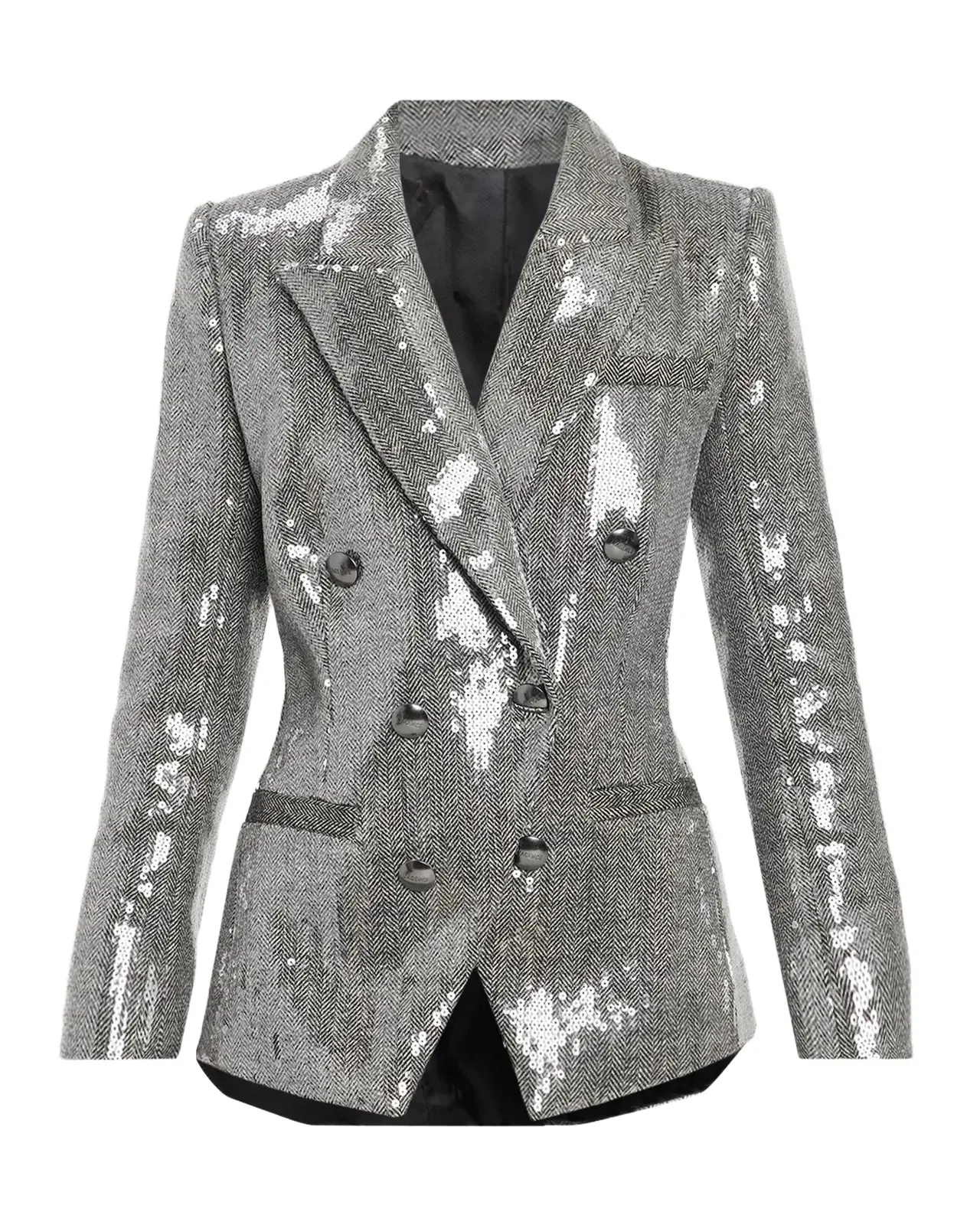 Kyomi Sequined Double-Breasted Blazer Kyomi Sequined Double-Breasted Blazer