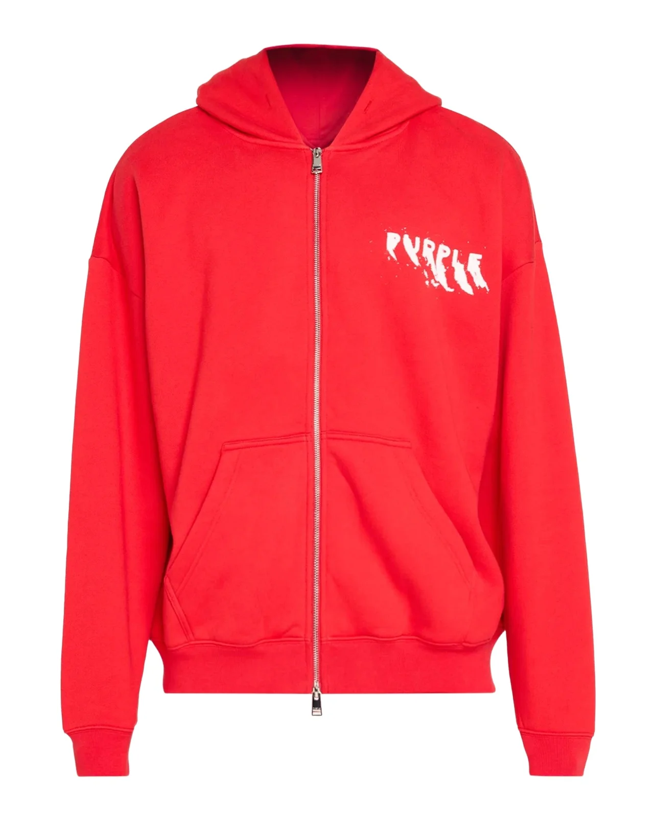 PURPLE Men's Fleece Full-Zip Hoodie