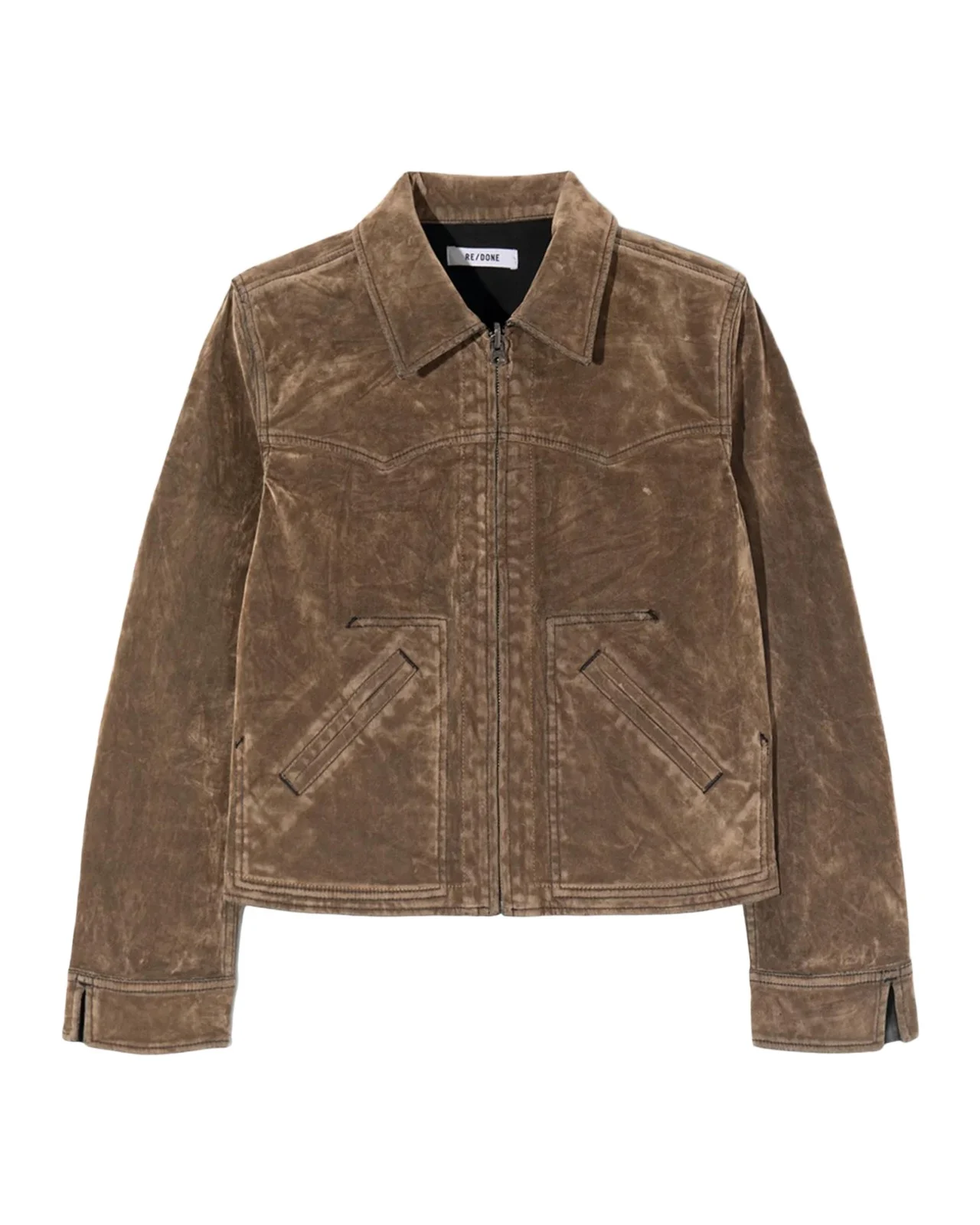 Rewind Devon Flocked Jacket Rewind Devon Flocked Jacket