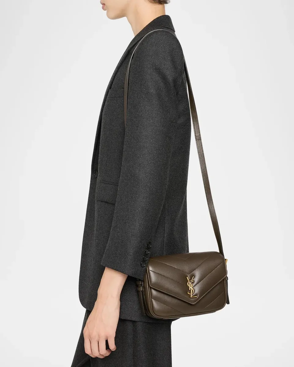 Saint Laurent Toy Loulou YSL Quilted Leather Crossbody Bag | Thumbnail 2