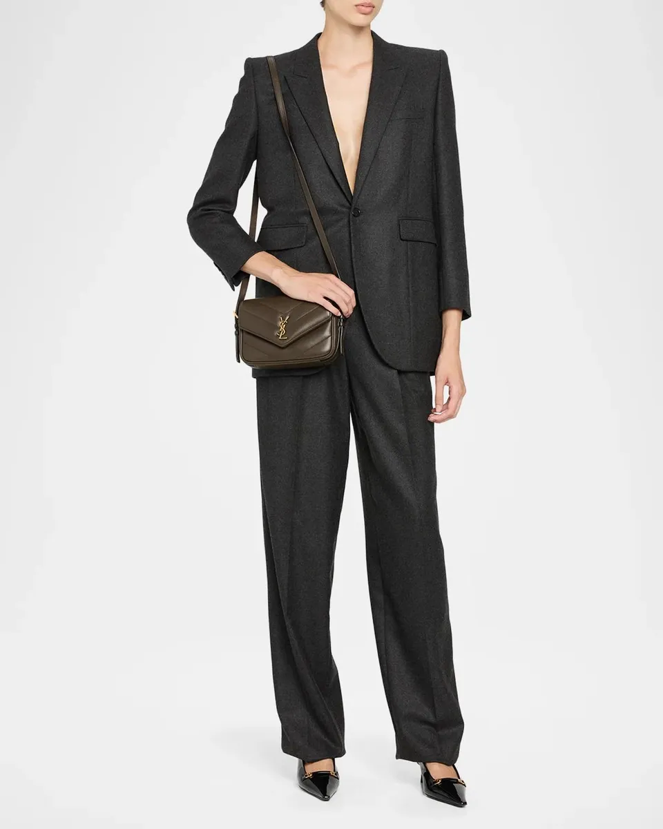 Saint Laurent Toy Loulou YSL Quilted Leather Crossbody Bag | Thumbnail 5