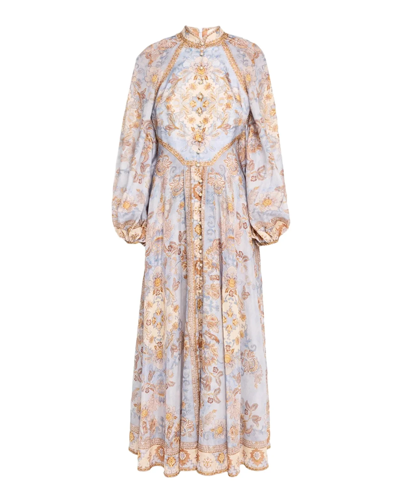 Zimmermann Echo Billow Silk Maxi Dress