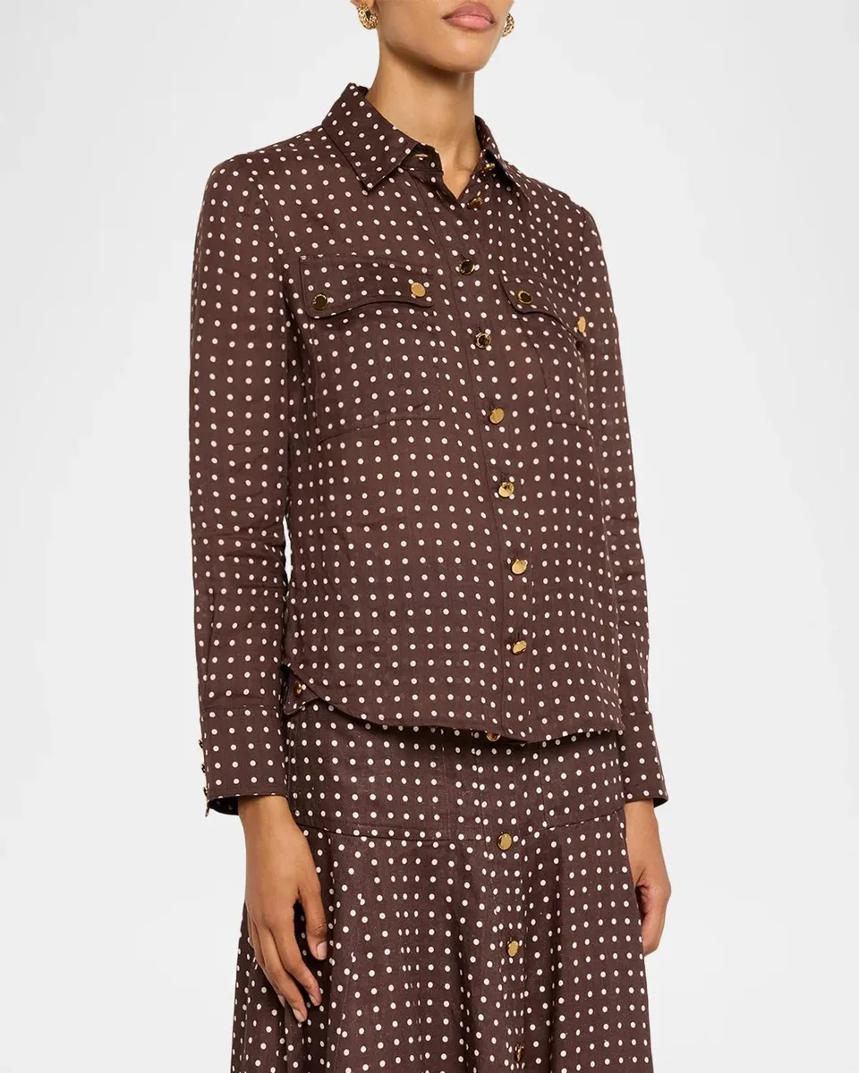 Zimmermann Dotted Cargo Shirt | Thumbnail 4