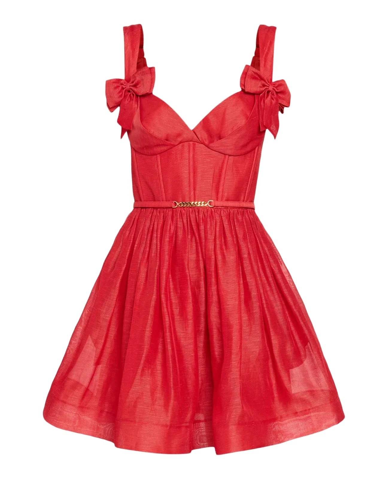 Clash Print Bow Mini Dress Clash Print Bow Mini Dress