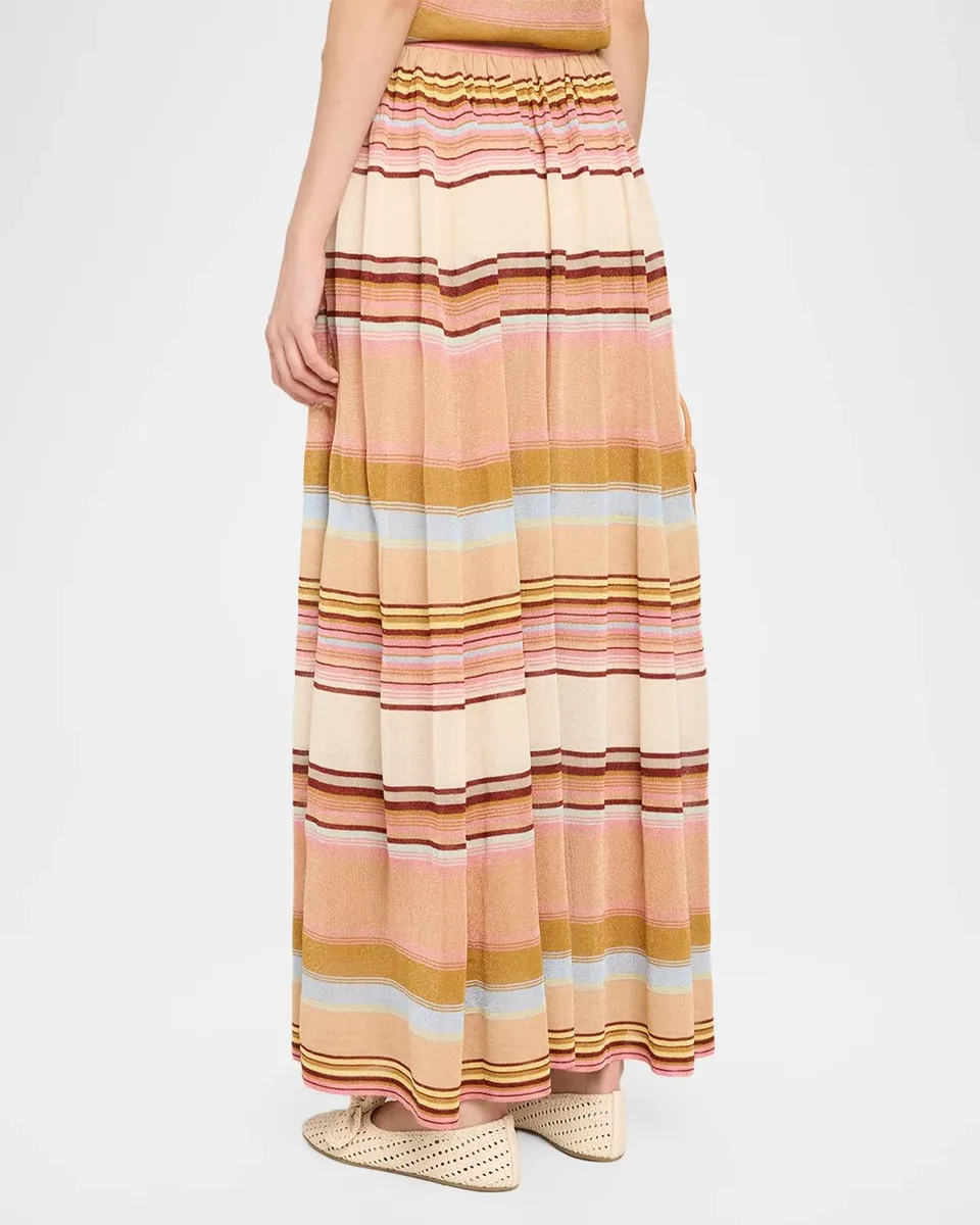 Zimmermann Fairlight Stripe Circle Skirt | Thumbnail 3