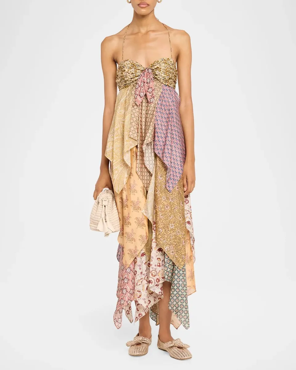Zimmermann Fairlight Scarf Halter Dress | Thumbnail 2