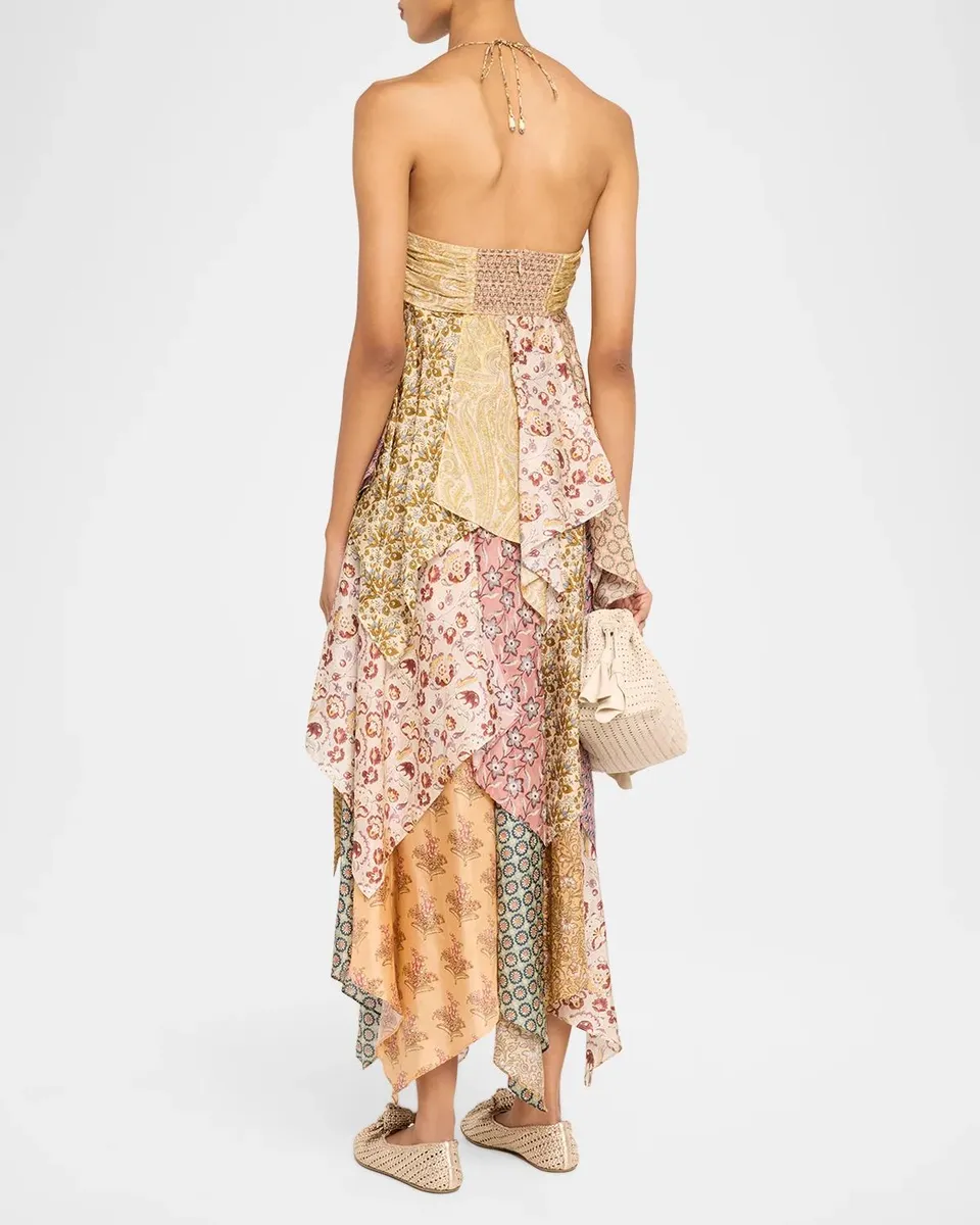 Zimmermann Fairlight Scarf Halter Dress | Thumbnail 3