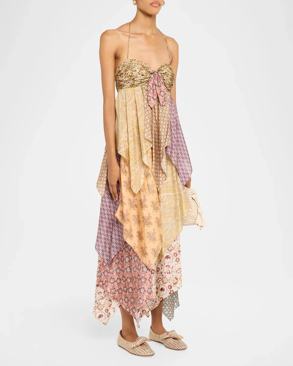 Zimmermann Fairlight Scarf Halter Dress | Thumbnail 4