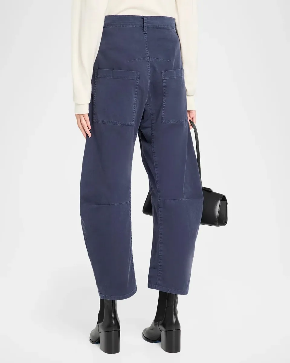 Nili Lotan Shon Mid-Rise Cropped Pants | Thumbnail 3 Nili Lotan Shon Mid-Rise Cropped Pants | Thumbnail 3