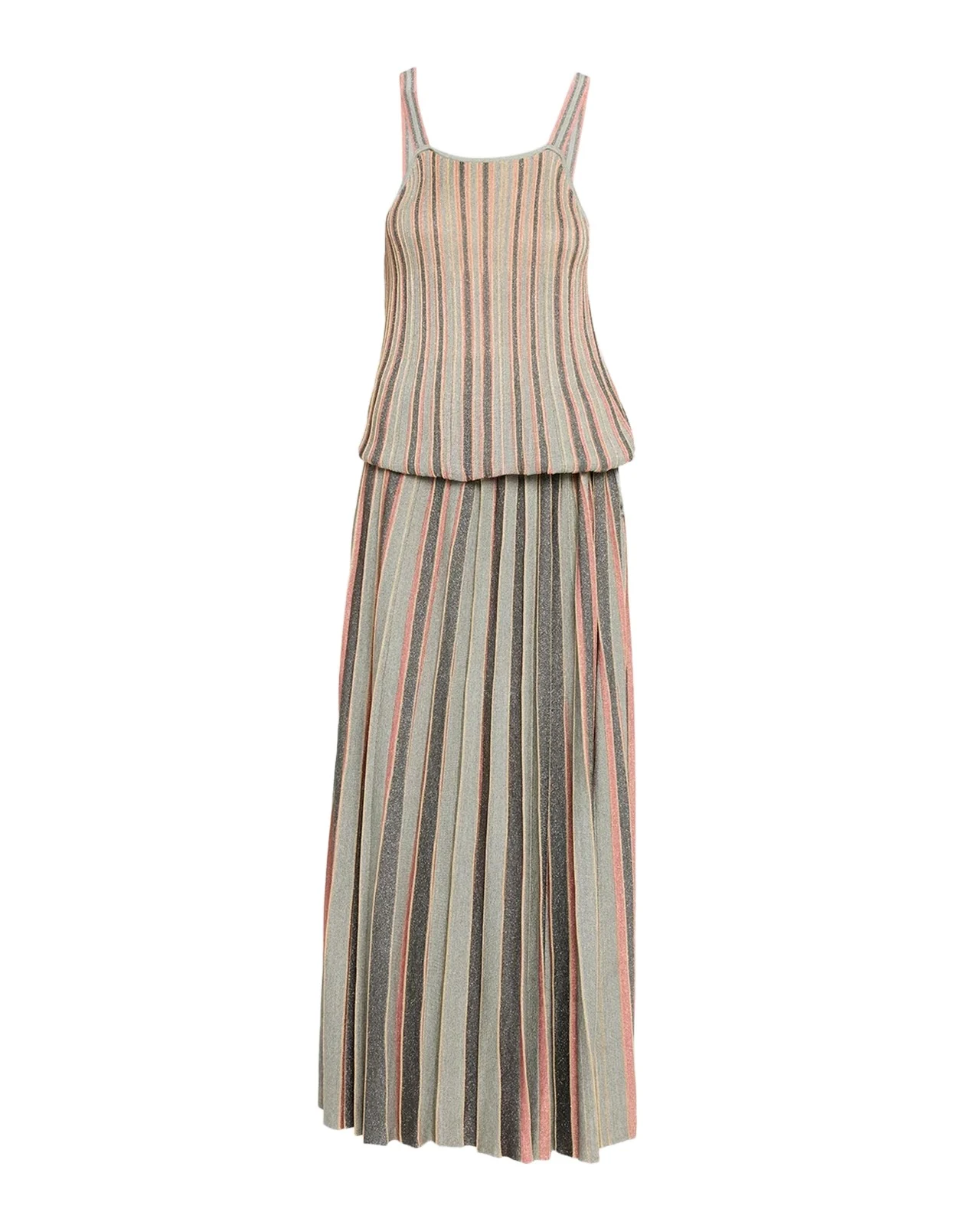 Zimmermann Echo Metallic Stripe Dress