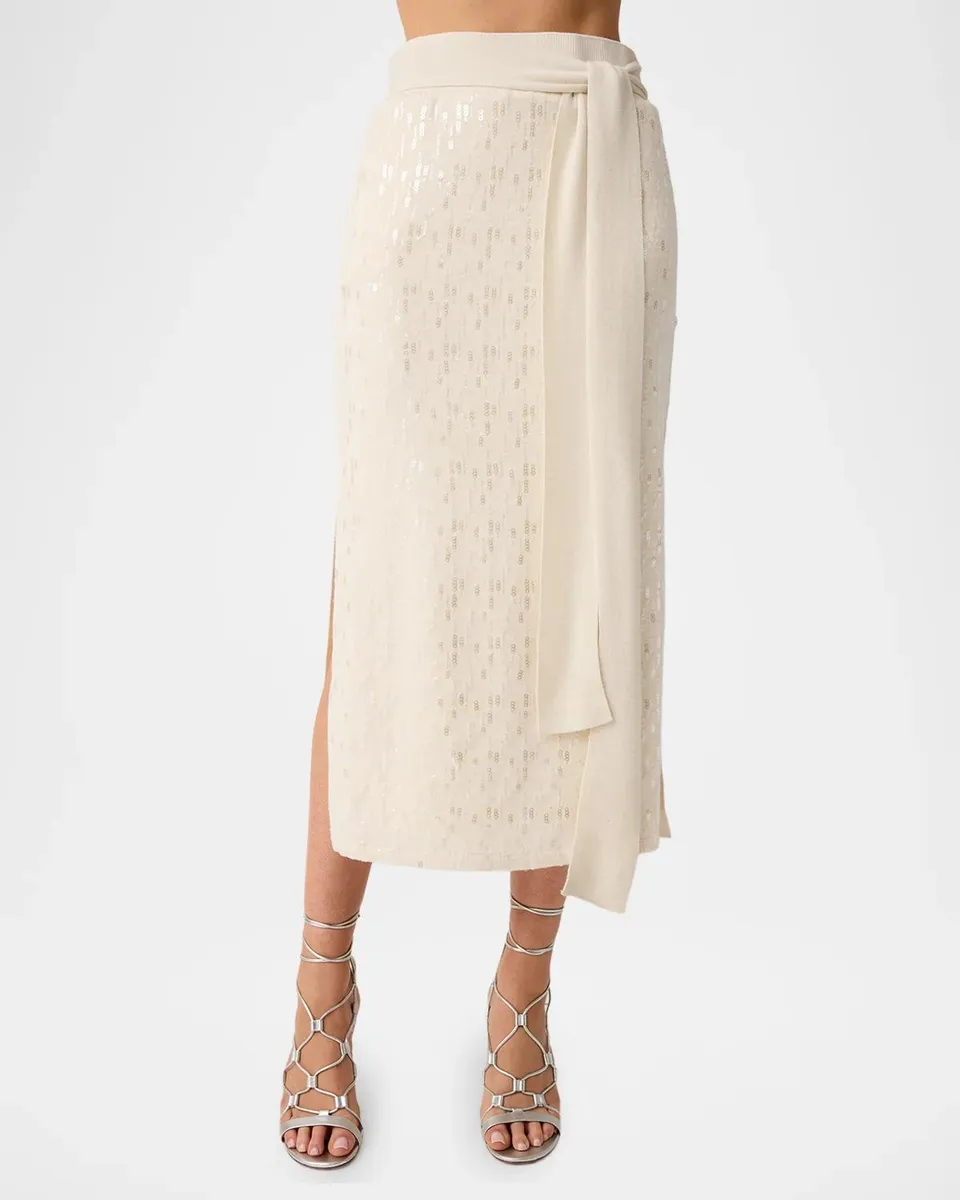 Ramy Brook Katarina Sequin Knit Midi Skirt | Thumbnail 4 Ramy Brook Katarina Sequin Knit Midi Skirt | Thumbnail 4