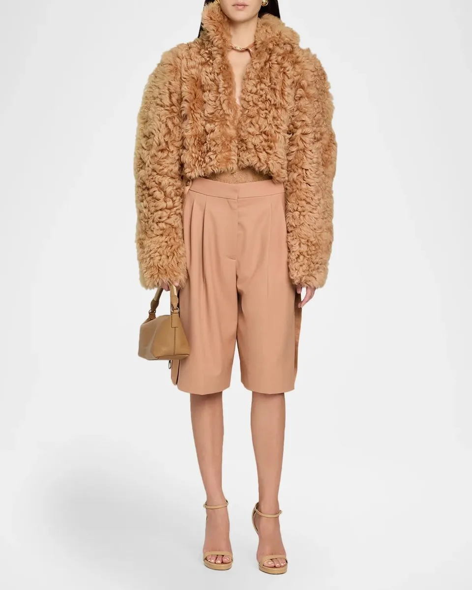 Zimmermann Clash Tuxedo Bermuda Shorts | Thumbnail 2