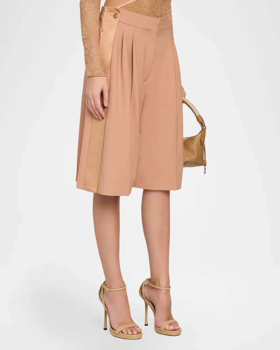 Zimmermann Clash Tuxedo Bermuda Shorts | Thumbnail 4