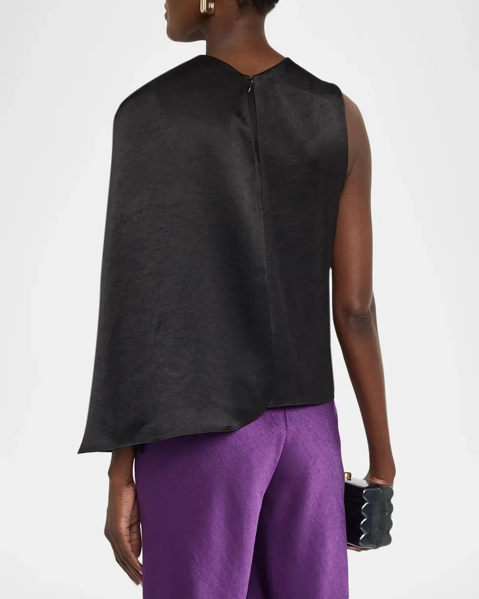 Vince Asymmetric Draped Top | Thumbnail 3 Vince Asymmetric Draped Top | Thumbnail 3