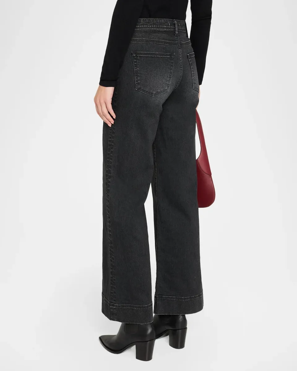 Moussy Vintage Pintuck Flare Jeans | Thumbnail 3
